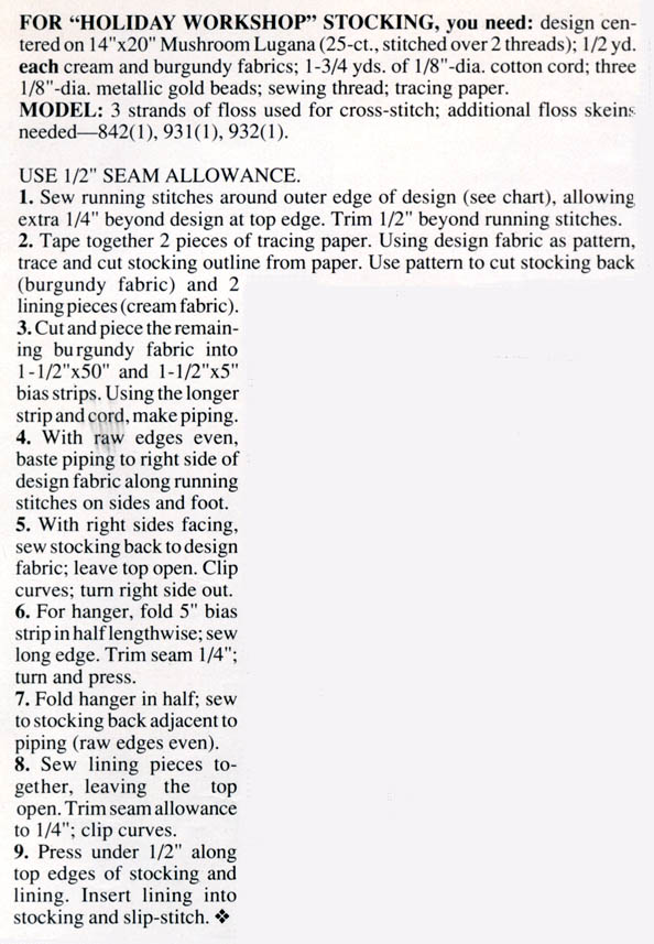 Schema punto croce Vacanze Team 1e