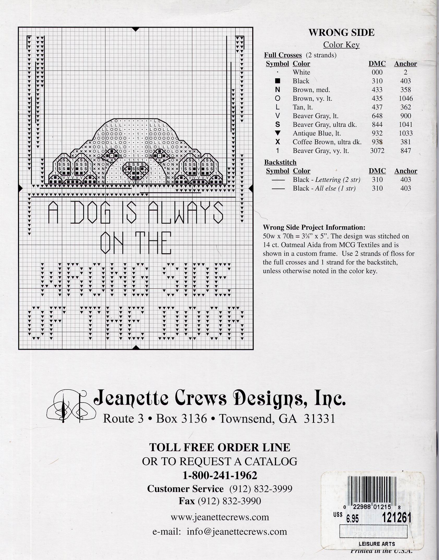 Schema punto croce Dogs Collection 29