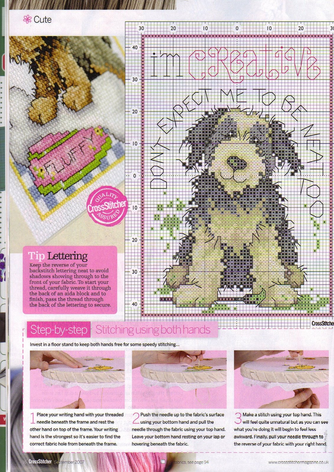 Schema punto croce Cane