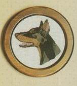 Schema punto croce Cane Nero A