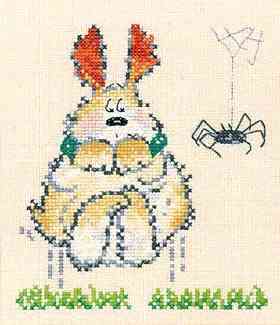 Schema punto croce Cane Ragno 1