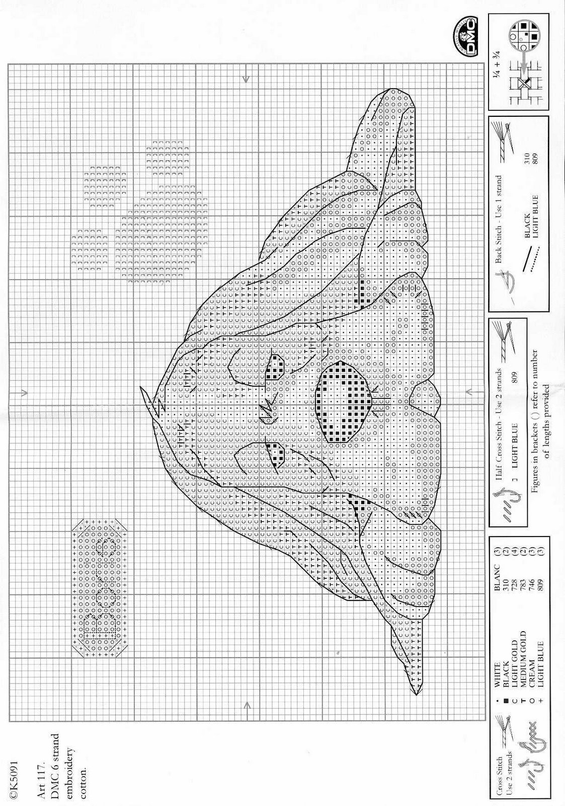 Schema punto croce Dog 2