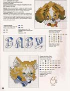Schema punto croce Cane E Gatto