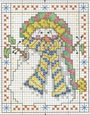 Schema punto croce Cartolina 44