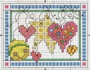 Schema punto croce Cartolina 42