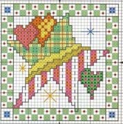 Schema punto croce Cartolina 43