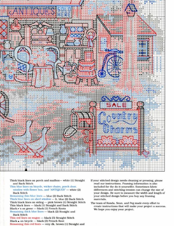 Schema punto croce Antique Charm 05