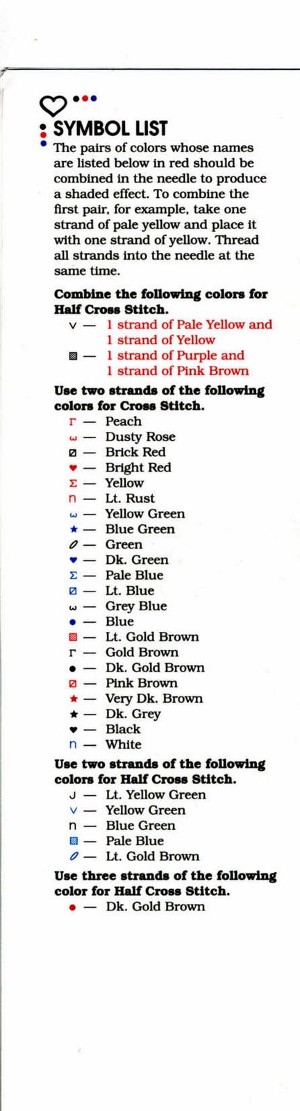 Schema punto croce Antique Charm 07