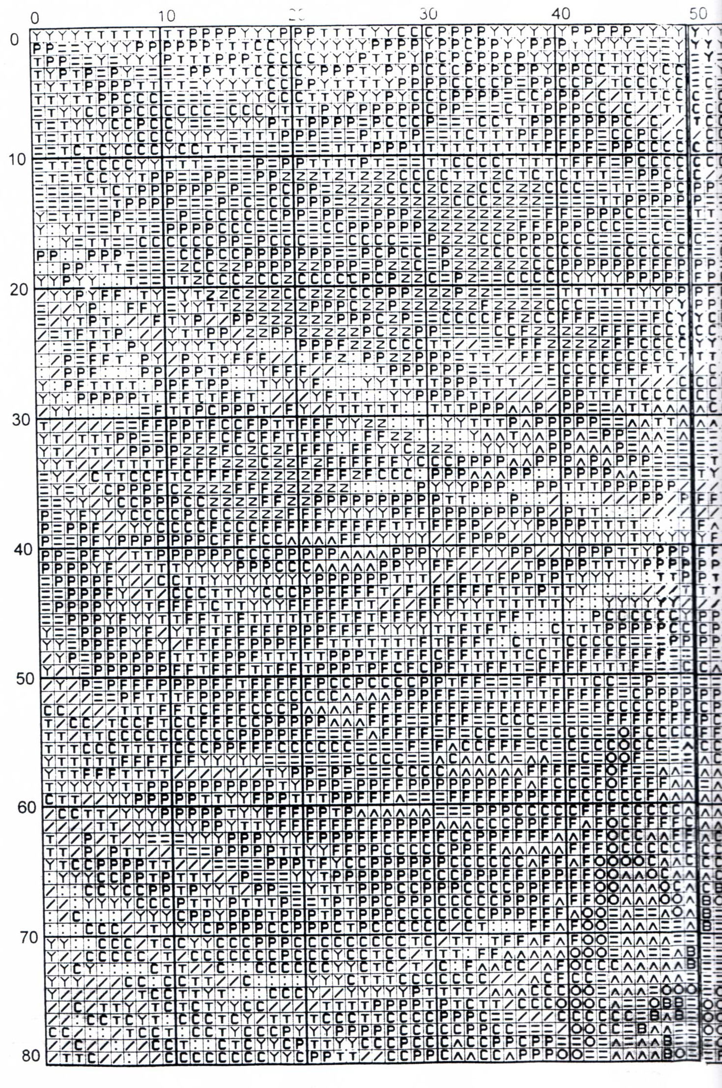 Schema punto croce Baita 02