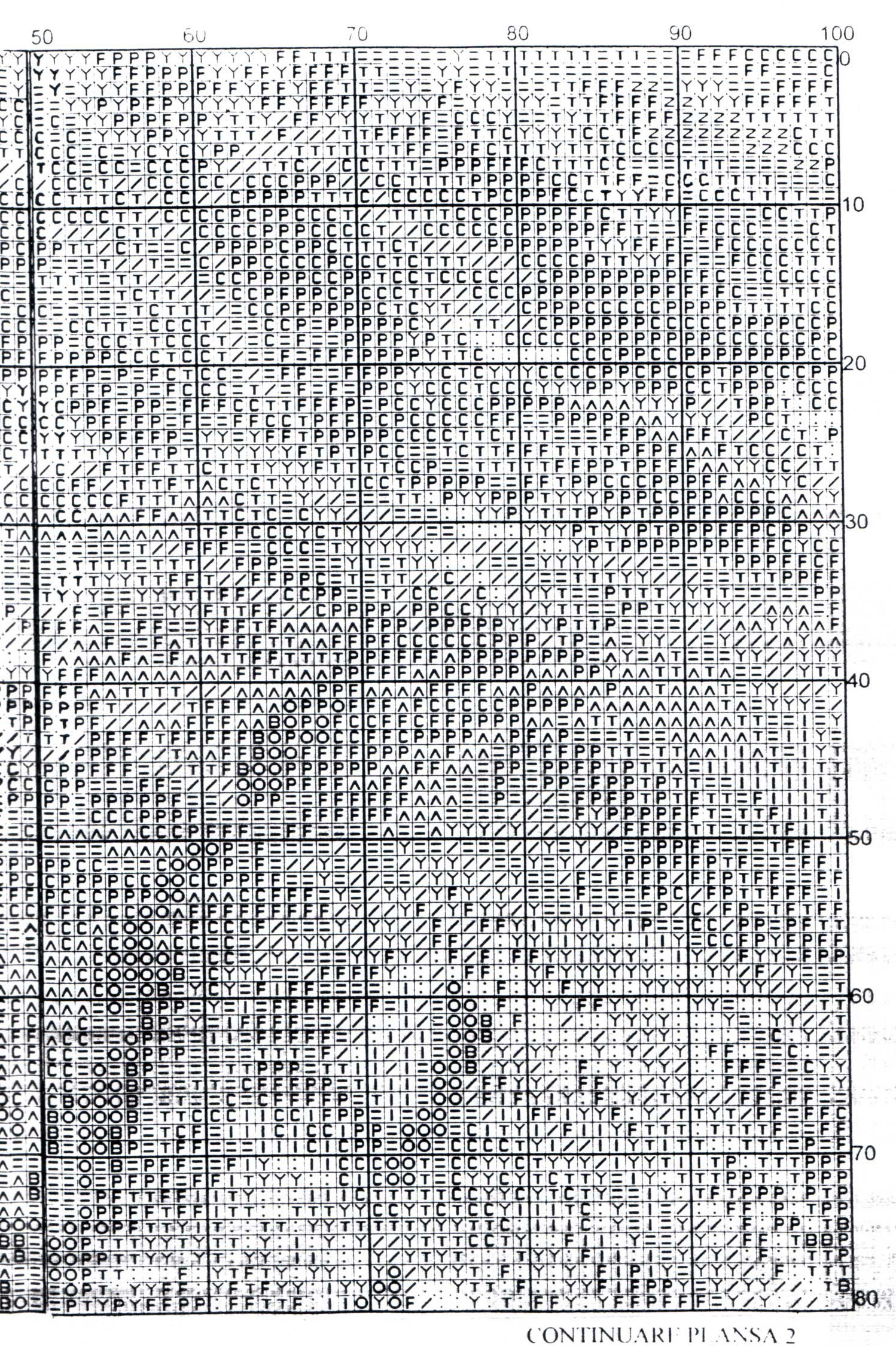 Schema punto croce Baita 03