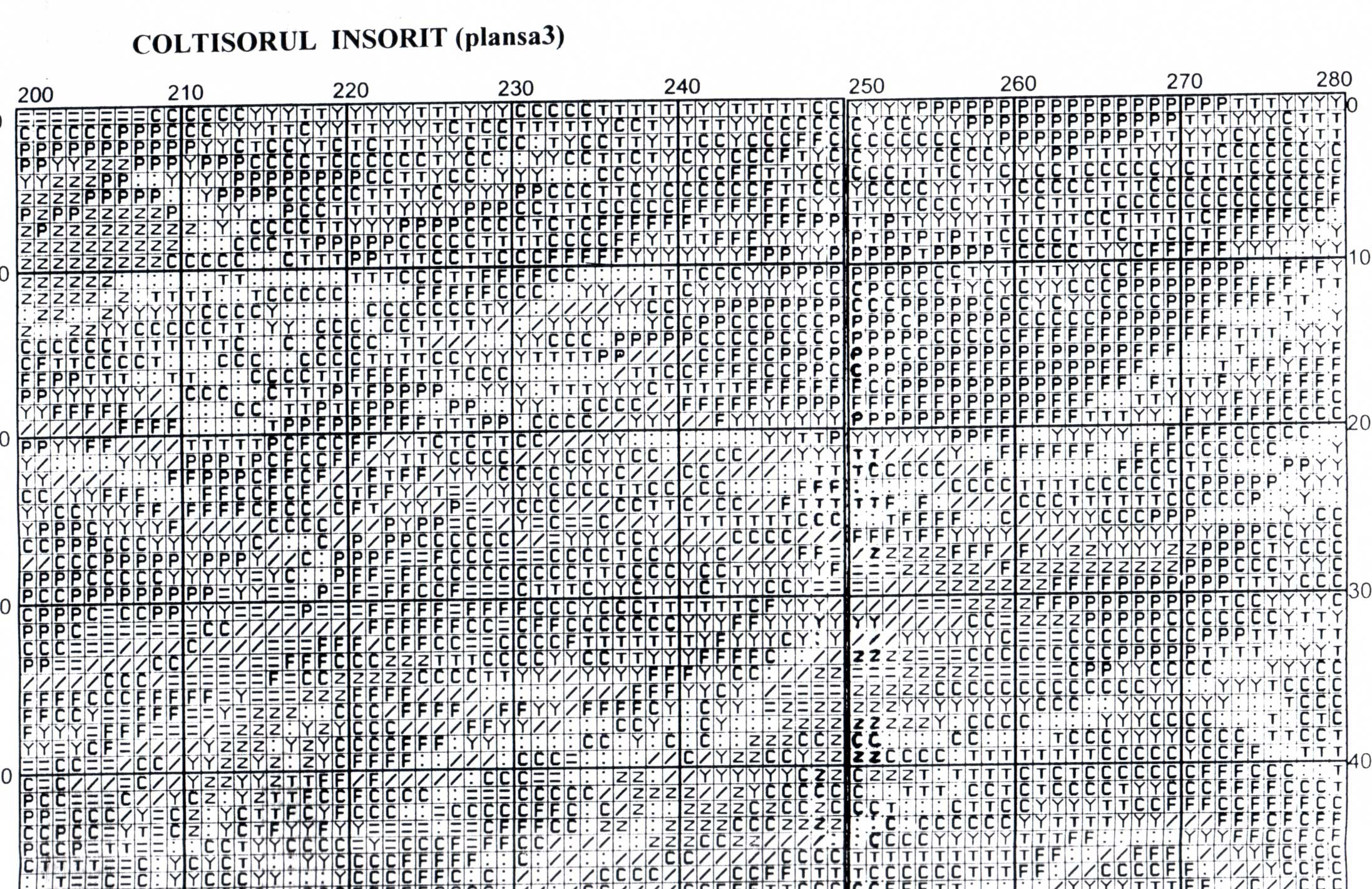 Schema punto croce Baita 06