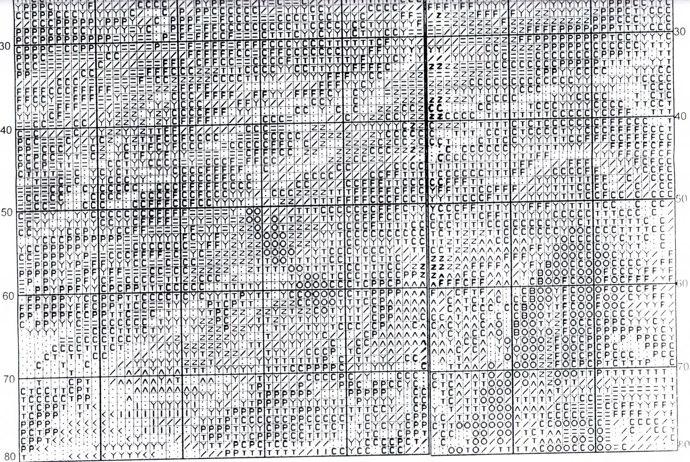 Schema punto croce Baita 07