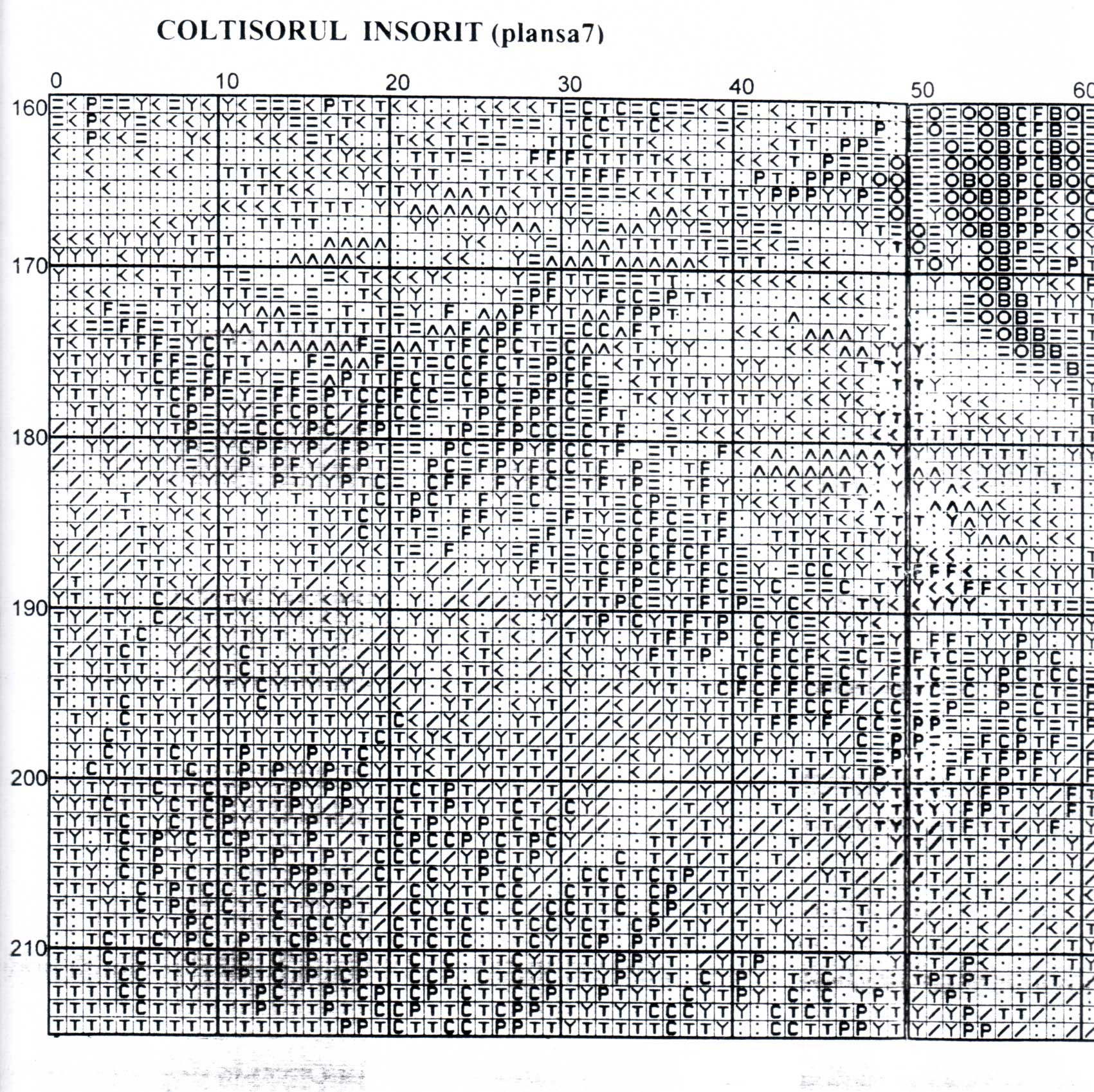 Schema punto croce Baita 14