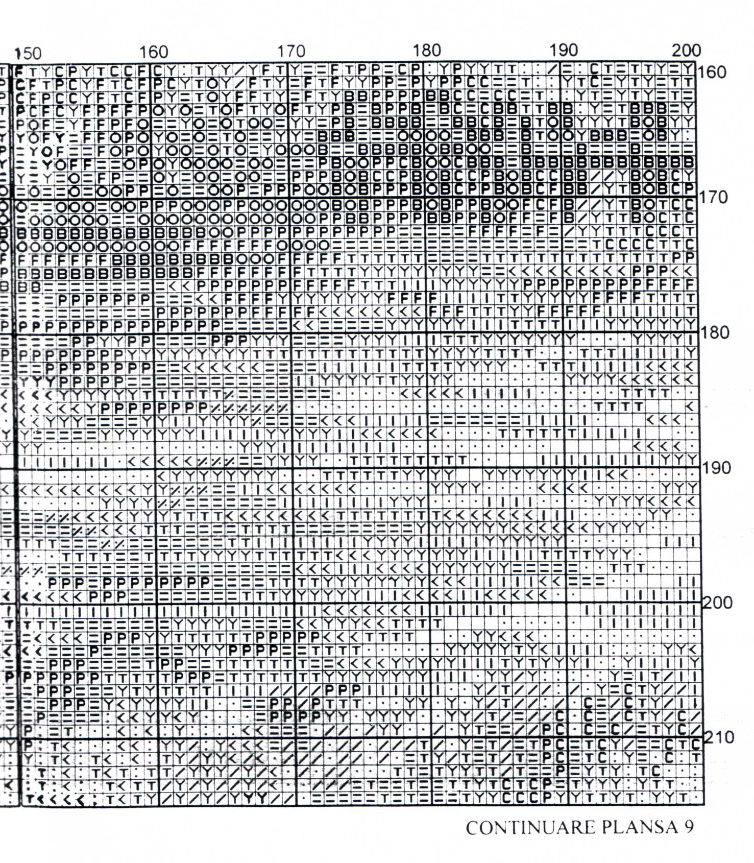 Schema punto croce Baita 17