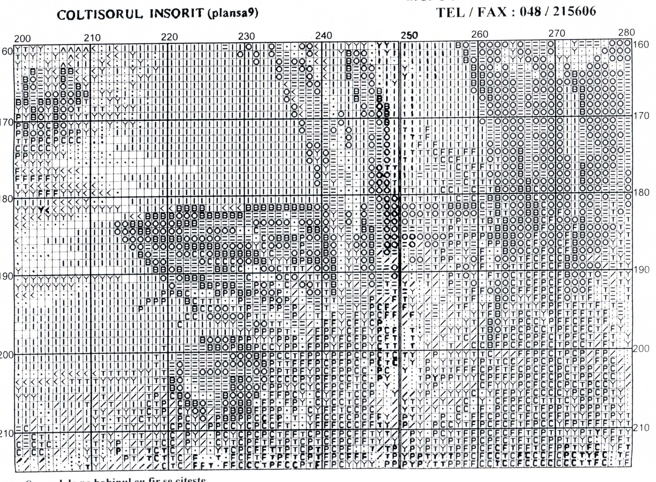 Schema punto croce Baita 18