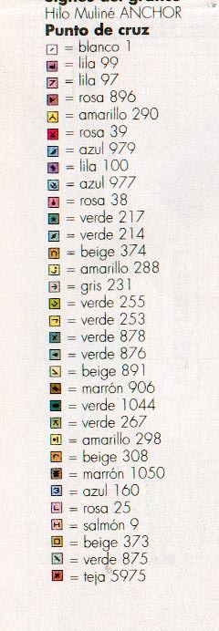 Schema punto croce Casa Campo Florida 03