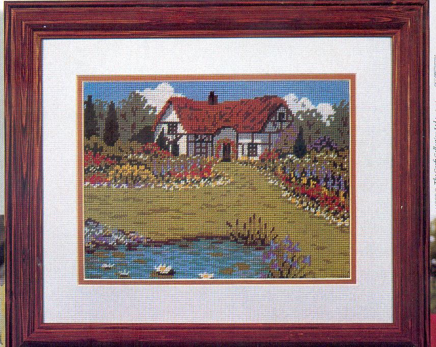 Schema punto croce Casa Del Lago 01