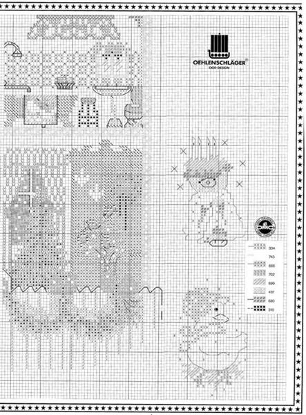 Schema punto croce Casa Delle Bambole 05