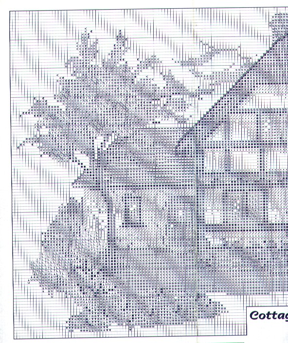 Schema punto croce Casa Di Campagna 02