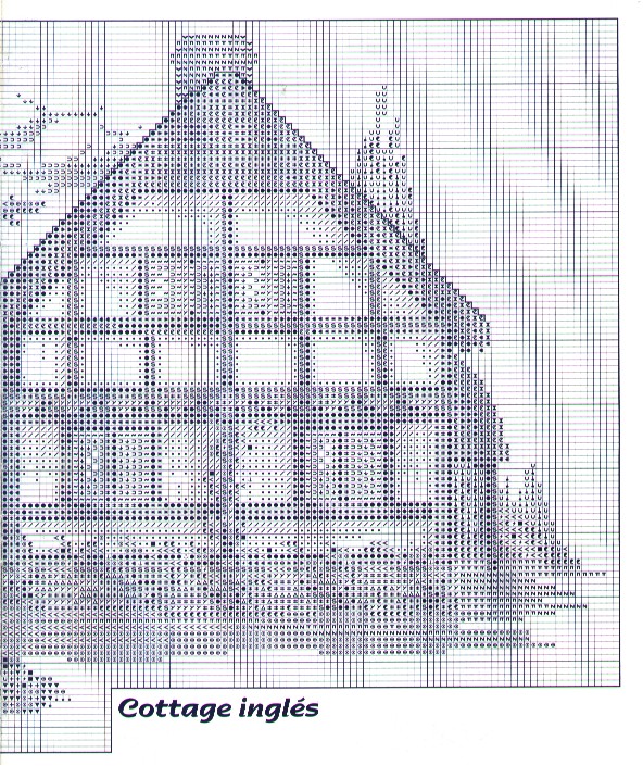 Schema punto croce Casa Di Campagna 03