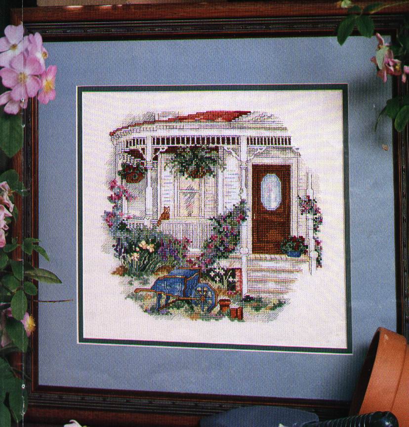 Schema punto croce Casa E Varanda 01