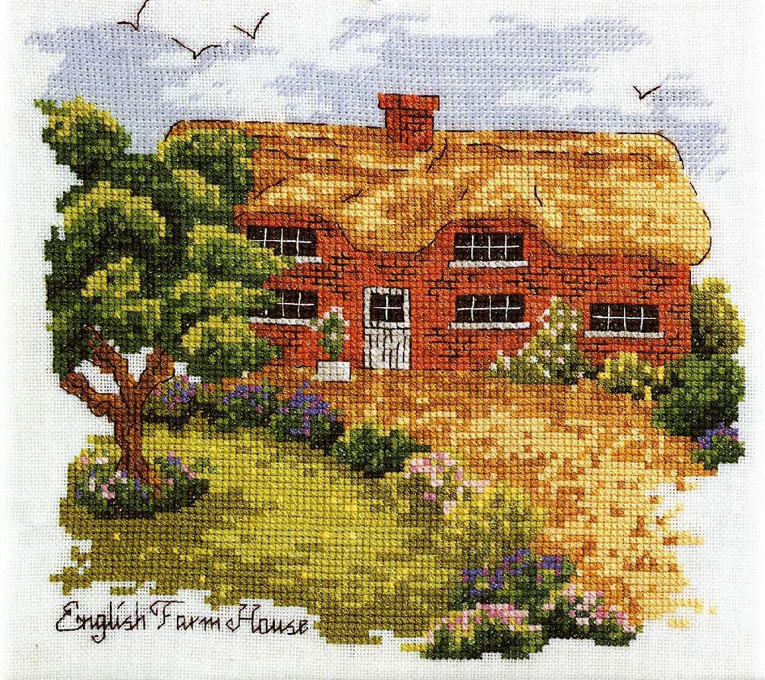 Schema punto croce Casa Fazenda Inglesa 01