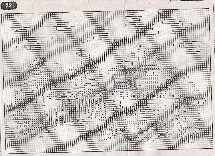 Schema punto croce Casa Madeira 04