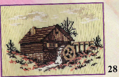 Schema punto croce Casa Madeira 05