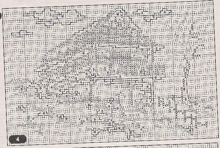 Schema punto croce Casa Madeira 10