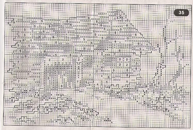 Schema punto croce Casa Madeira 12