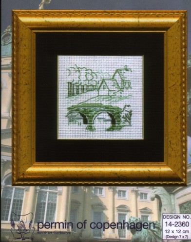 Schema punto croce Casa Ponte 01