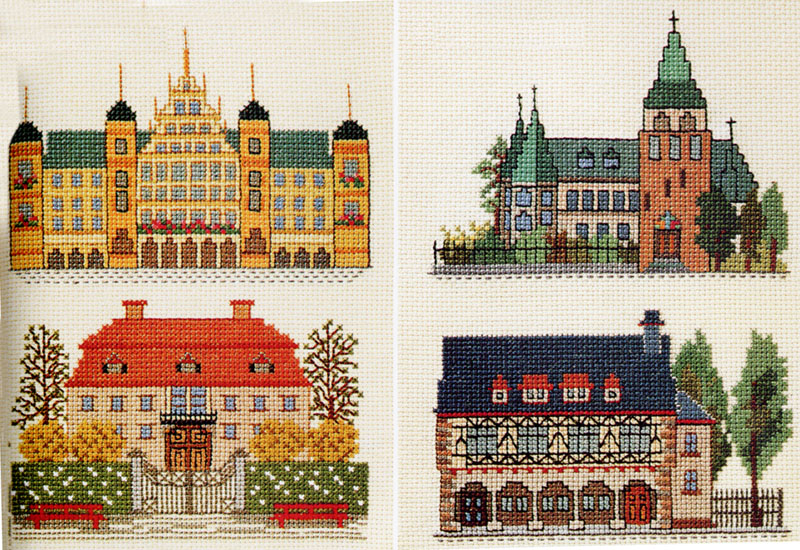 Schema punto croce Casas 08