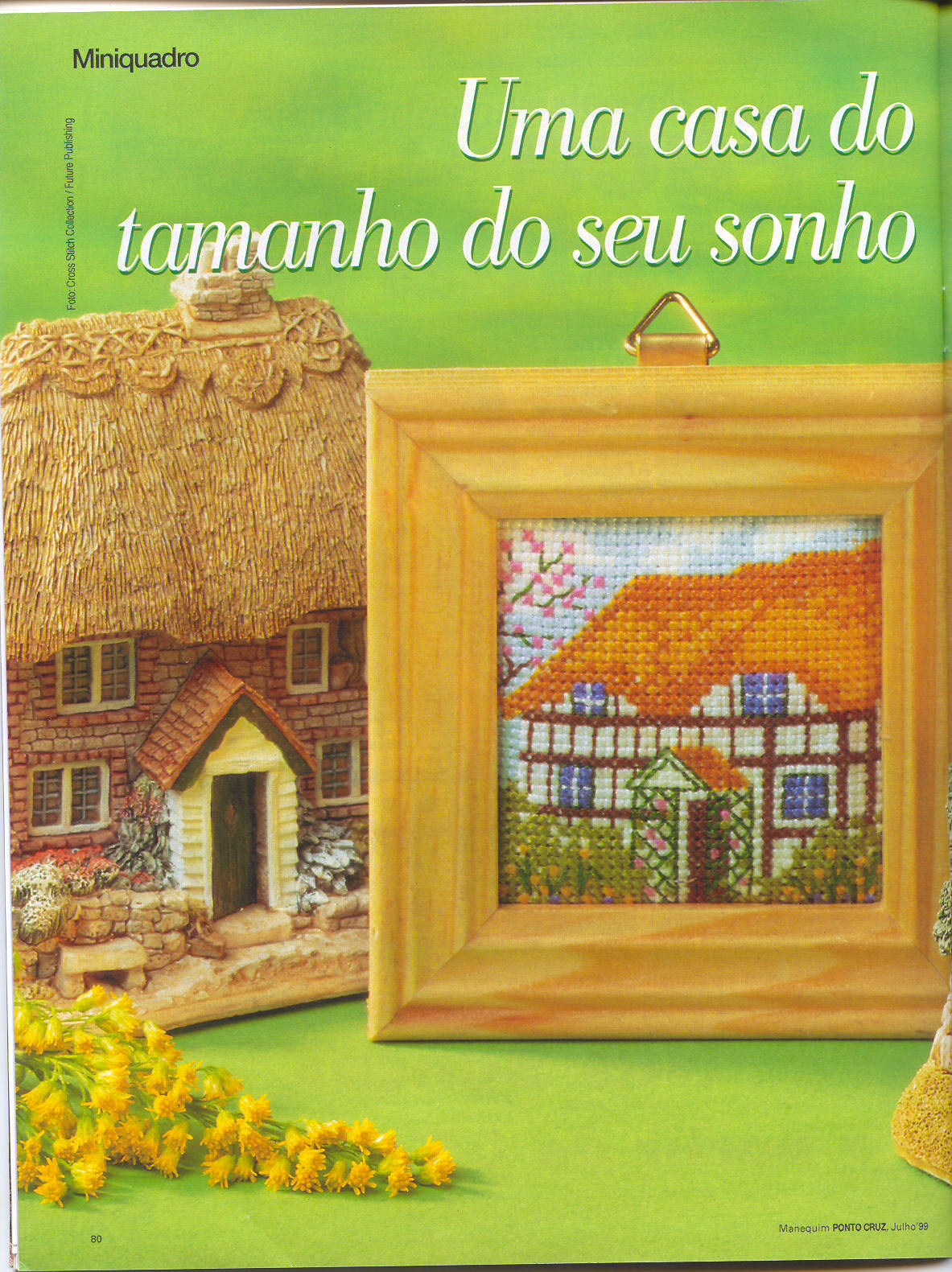 Schema punto croce Casinha Do Campo 01