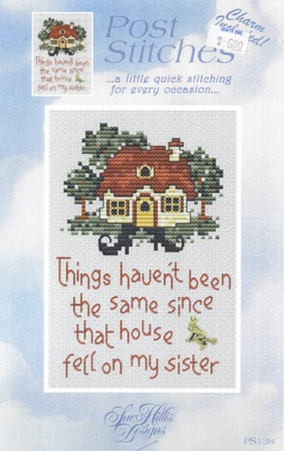 Schema punto croce Casinha Stitch 01