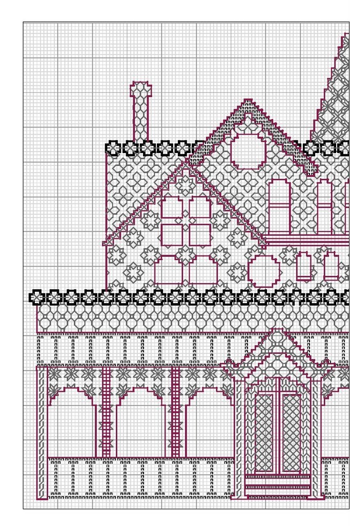 Schema punto croce Casita Victoria 01