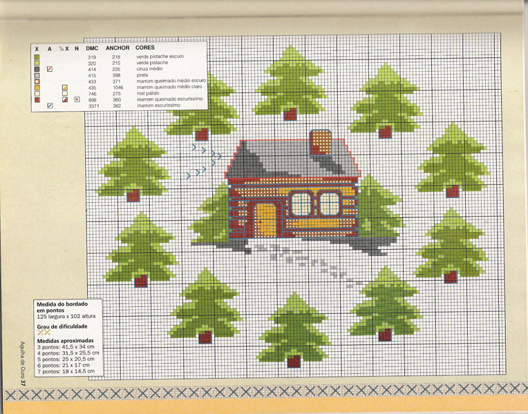 Schema punto croce Casitas Norah 03