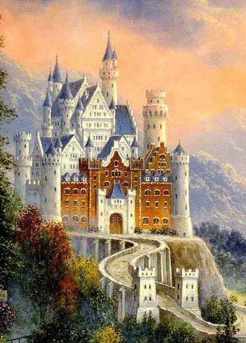 Schema punto croce Castello 01