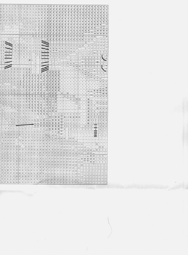 Schema punto croce Castello Neuschwanstein 07