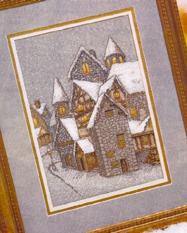 Schema punto croce Cobblestone Winter 01