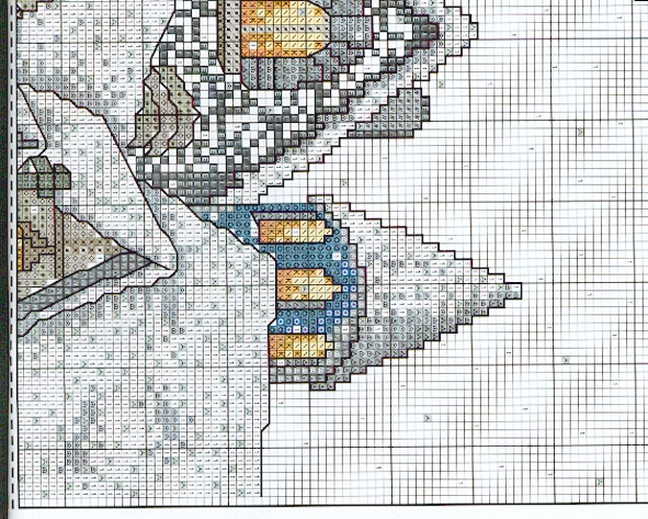 Schema punto croce Cobblestone Winter 03