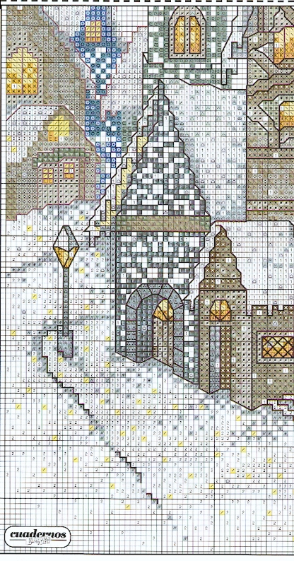 Schema punto croce Cobblestone Winter 04