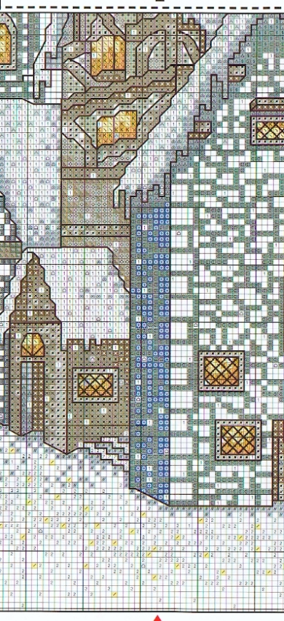 Schema punto croce Cobblestone Winter 05