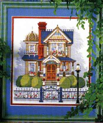 Schema punto croce Cottage 01