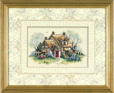 Schema punto croce Cottage 06