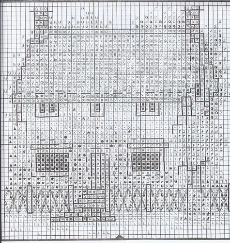 Schema punto croce Cottage 12