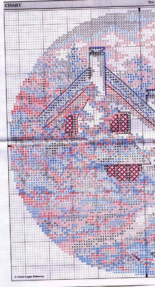 Schema punto croce Cozy Glen 03