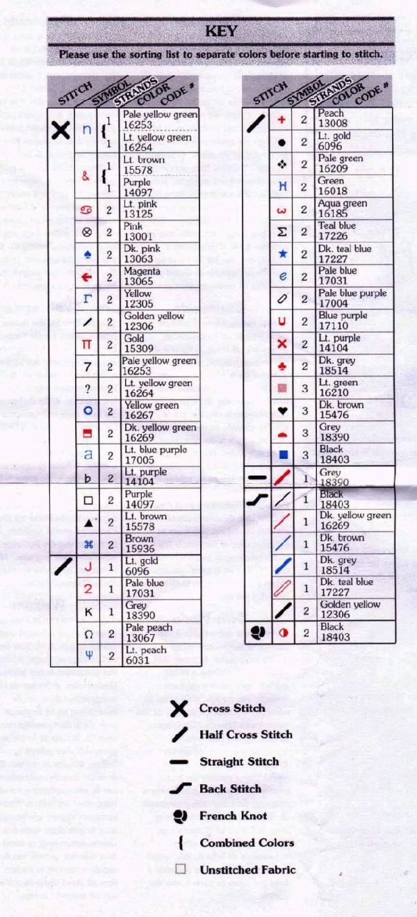 Schema punto croce Cozy Glen 04