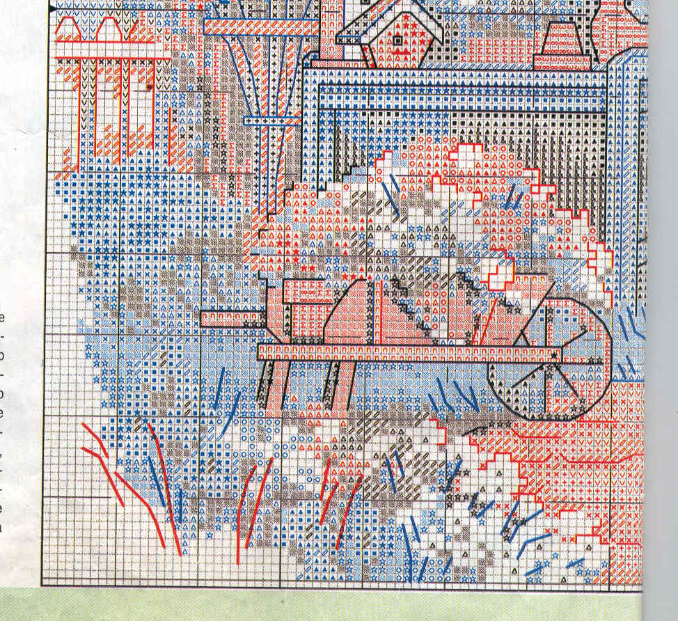 Schema punto croce Dream House 03