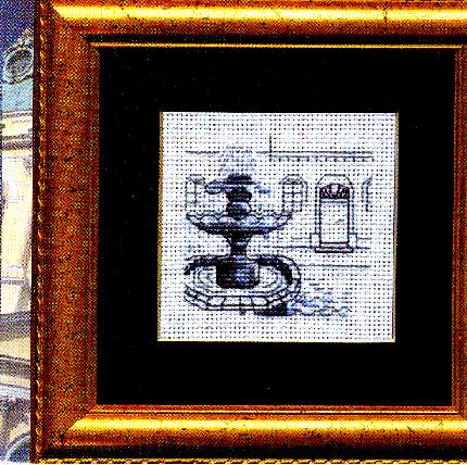 Schema punto croce Fontana 03