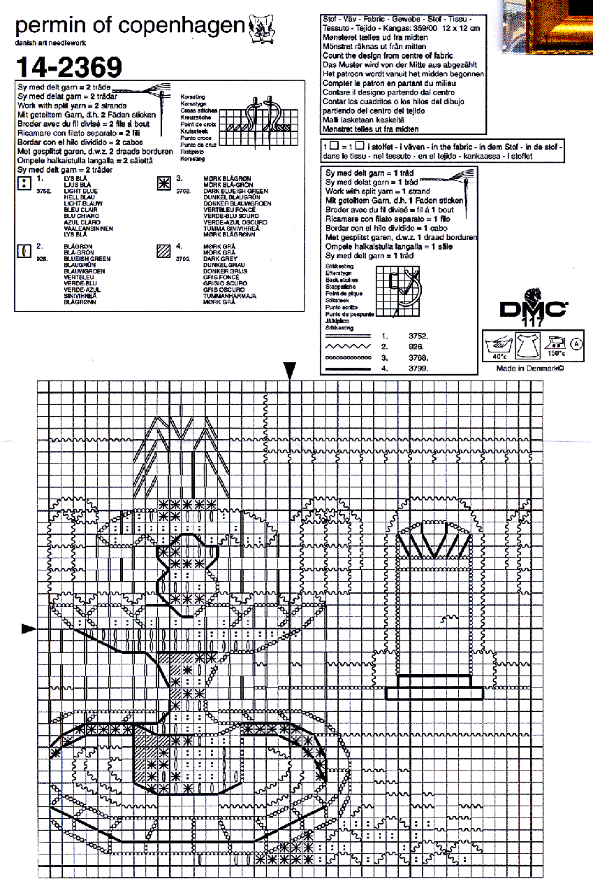 Schema punto croce Fontana 04